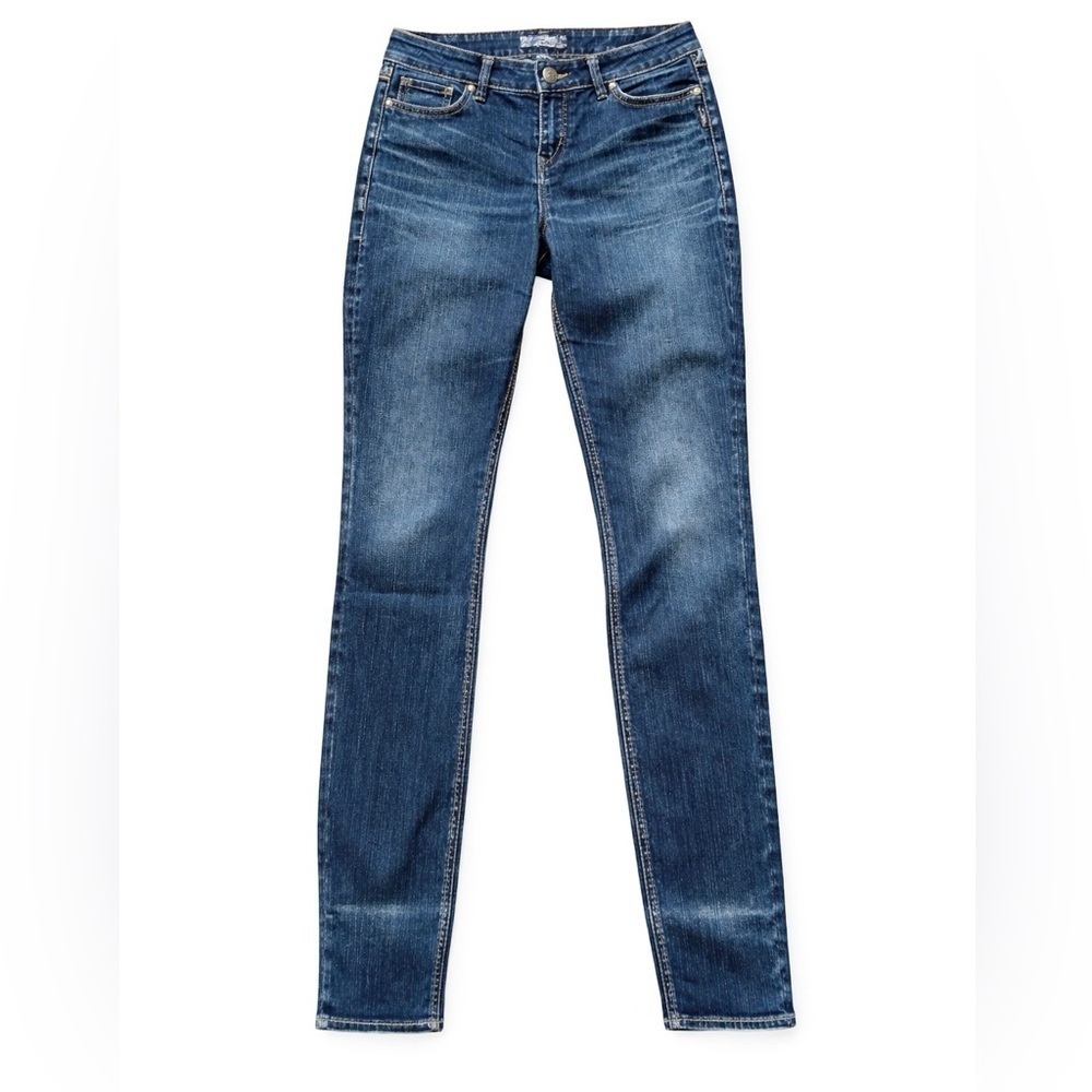 Silver Skinny Jeans – Stevie Style Sz W30 L31